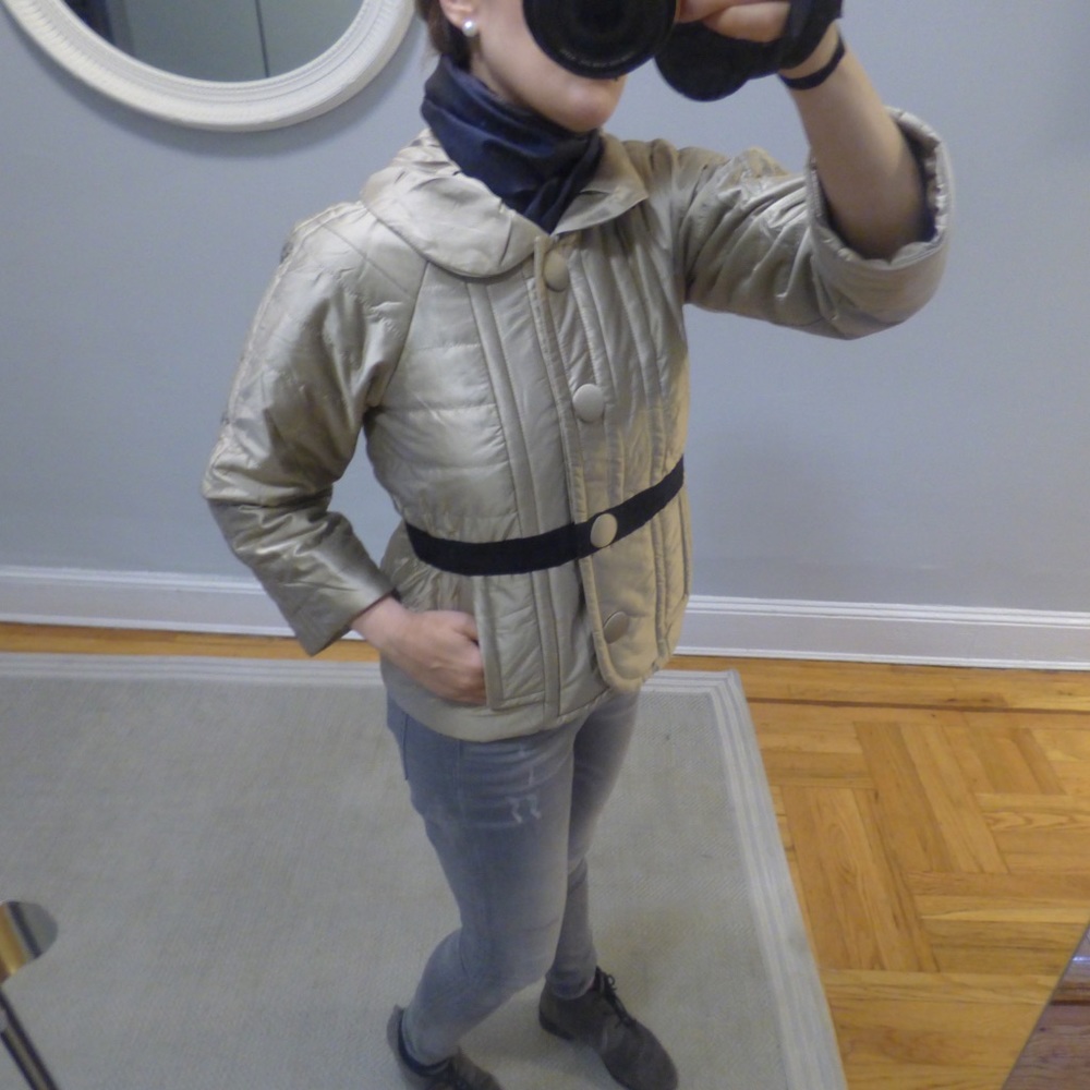 NWOT Marc Jacobs Champagne Nylon jacket